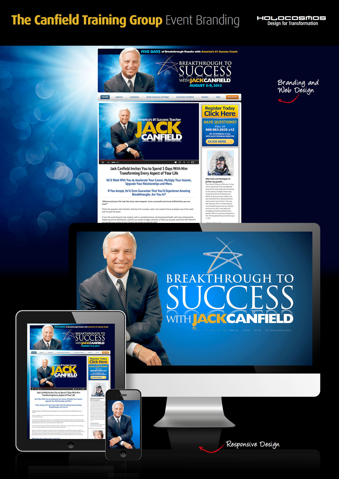 Jack Canfield Corporate Branding by HoloCosmos