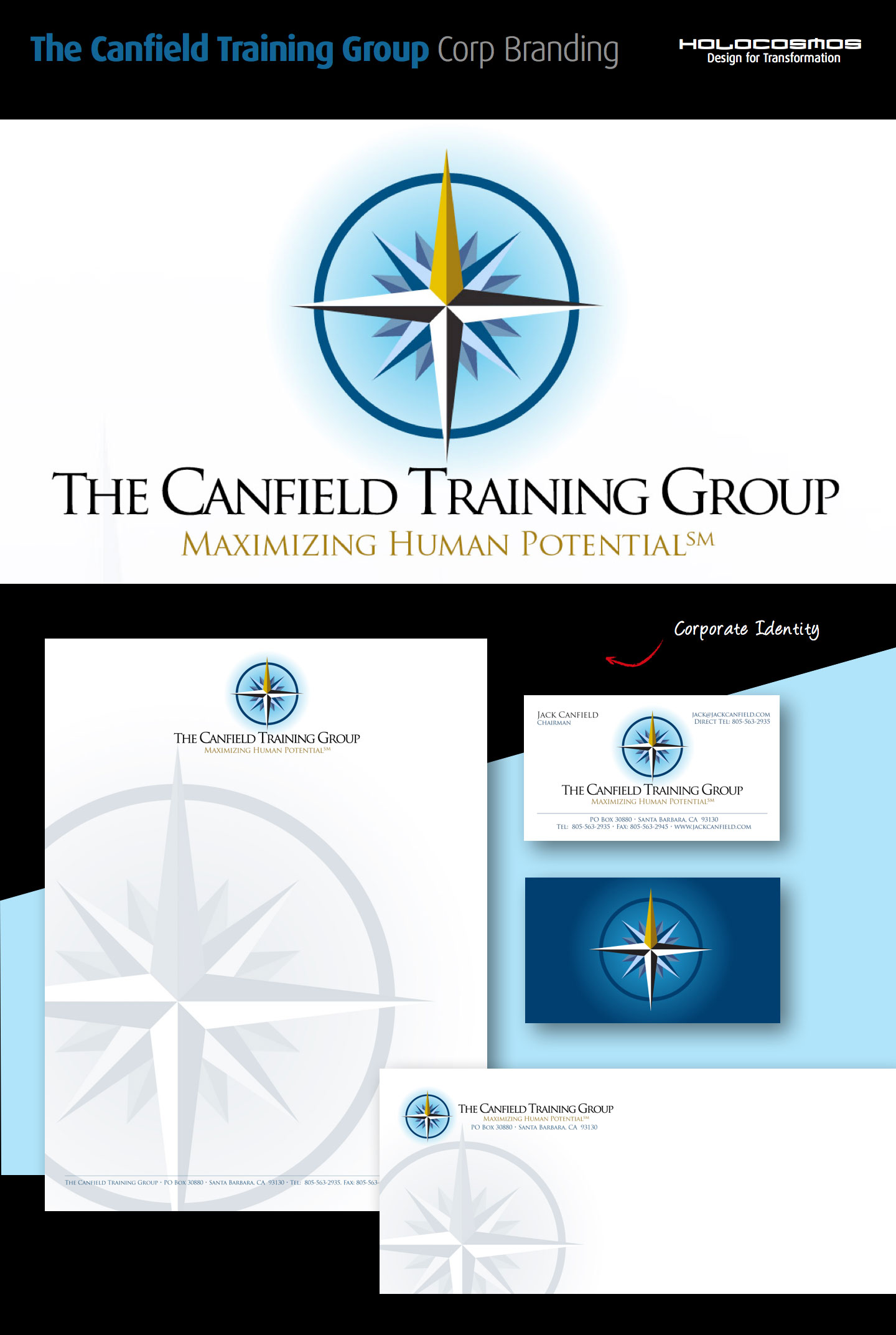 Jack Canfield Corporate Branding by HoloCosmos