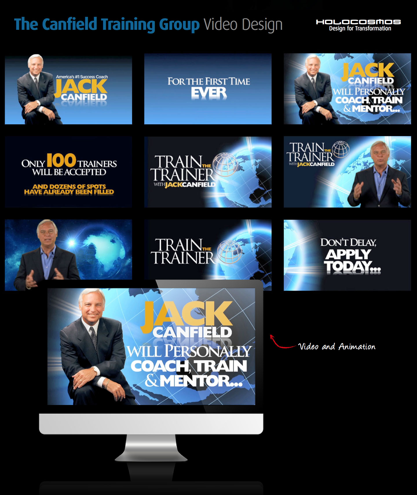 Jack Canfield Corporate Branding by HoloCosmos