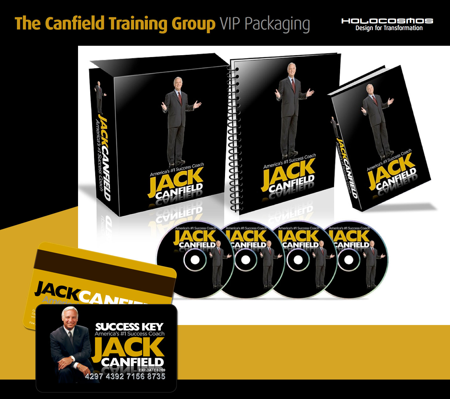 Jack Canfield Corporate Branding by HoloCosmos