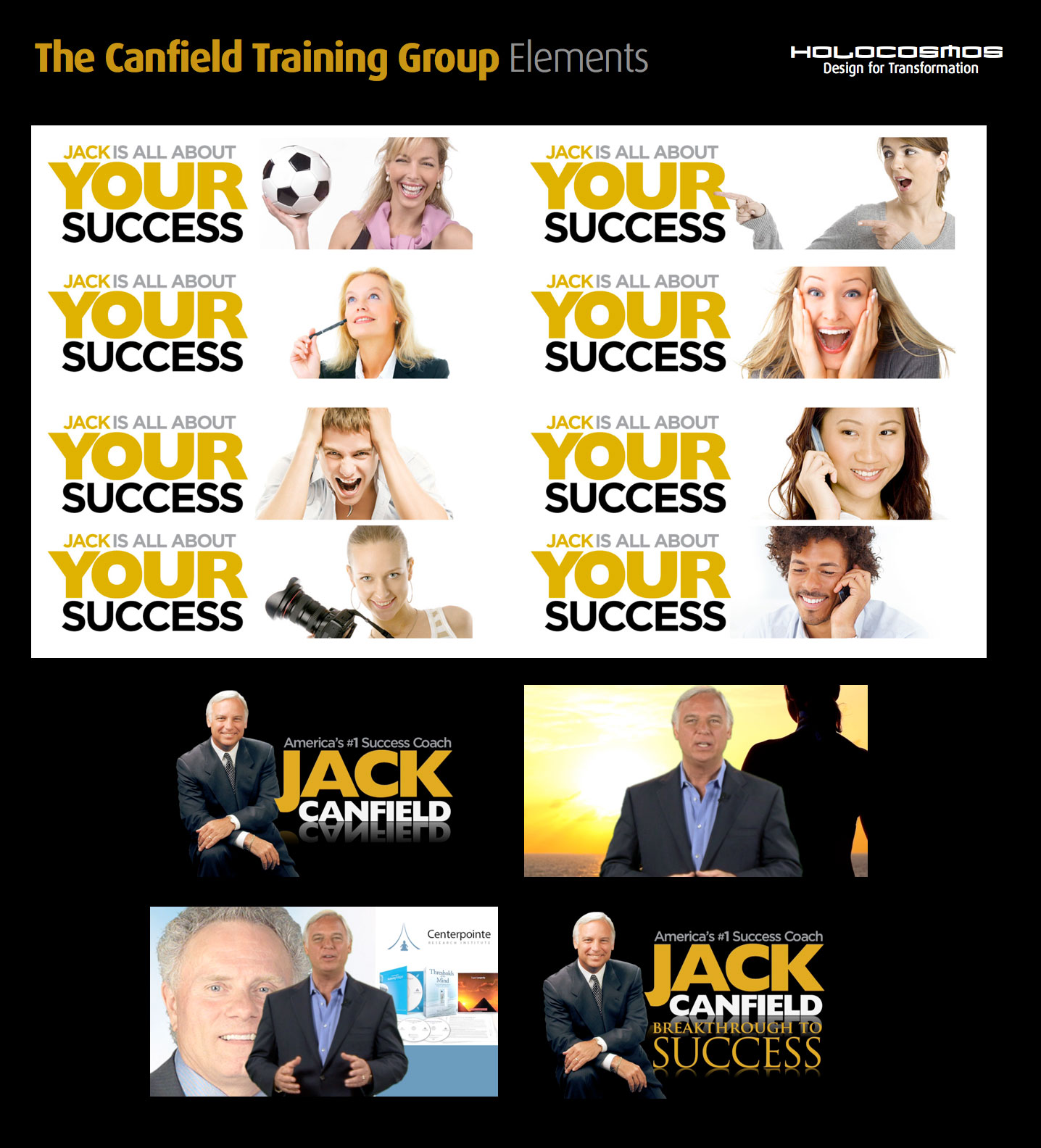 Jack Canfield Corporate Branding by HoloCosmos